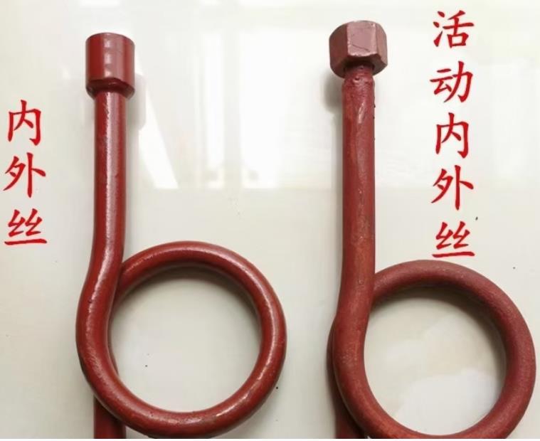 壓力表緩沖管，Y-60/100/150,M14*1.5/M20*1.5，碳鋼